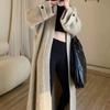 Japanischer Retro Langer Strick-Cardigan - 2023 Herbst/Winter Damen Lockerer Pullover-Mantel