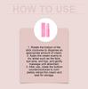 Pink multi-effect moisturizing stick, delicate and gentle moisturizing, dry face and lips, portable soft skin care stick 10g