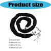 Motorcycle Chain Lock with Protective Sheath & 3 Keys, Security Padlock for Scooter, E Bike, and Bicycles Parking