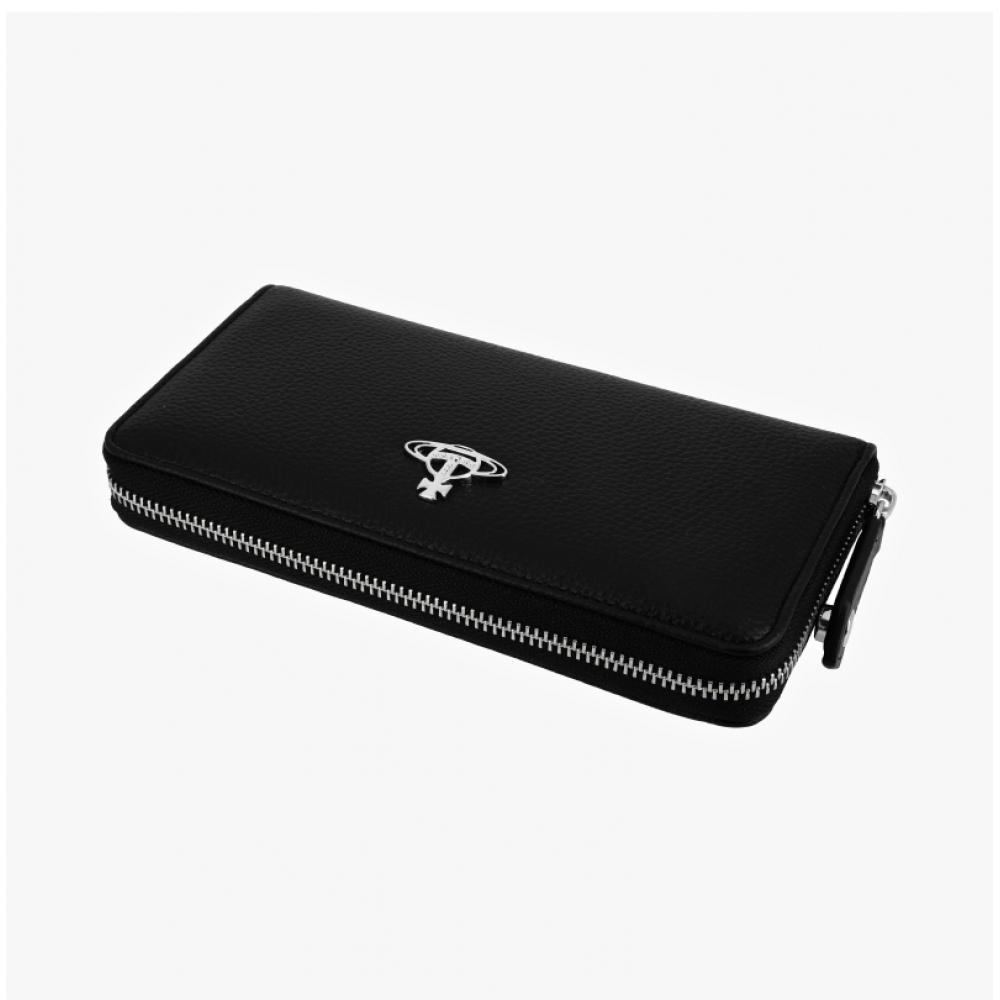 Vivienne Westwood 51060058w S000d N403 Vegan Bio Grön Kornig Dragkedja Runt Lång Plånbok