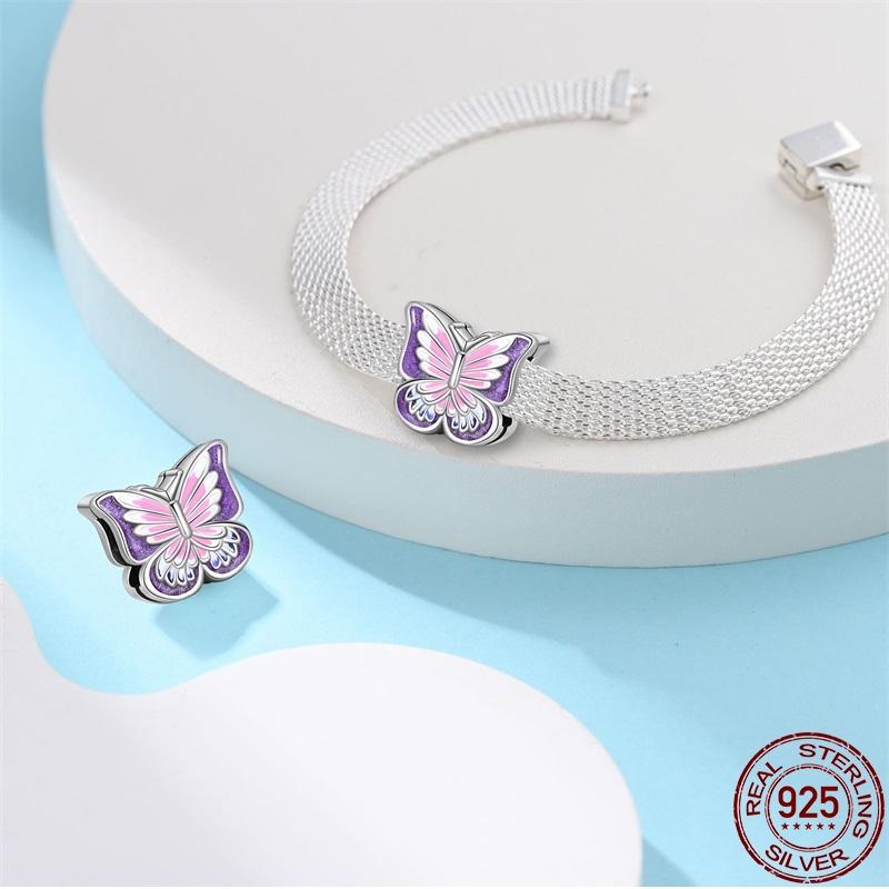 New Product Copper Four Leaf Clover Flat Bead Series Fit 3Mm Bracelet Diy Charm For Women Jewelry Fashion Gift