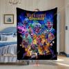 Killer Klowns from Outer Space Themed Flannel Fleece Throw Blanket - Vibrant Digital Print Soft & Cozy for Couch Custom blankets