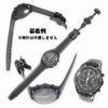 Swatch X OMEGA Leather and Rubber Strap with with Black D-Buckle (Black Buckle)
