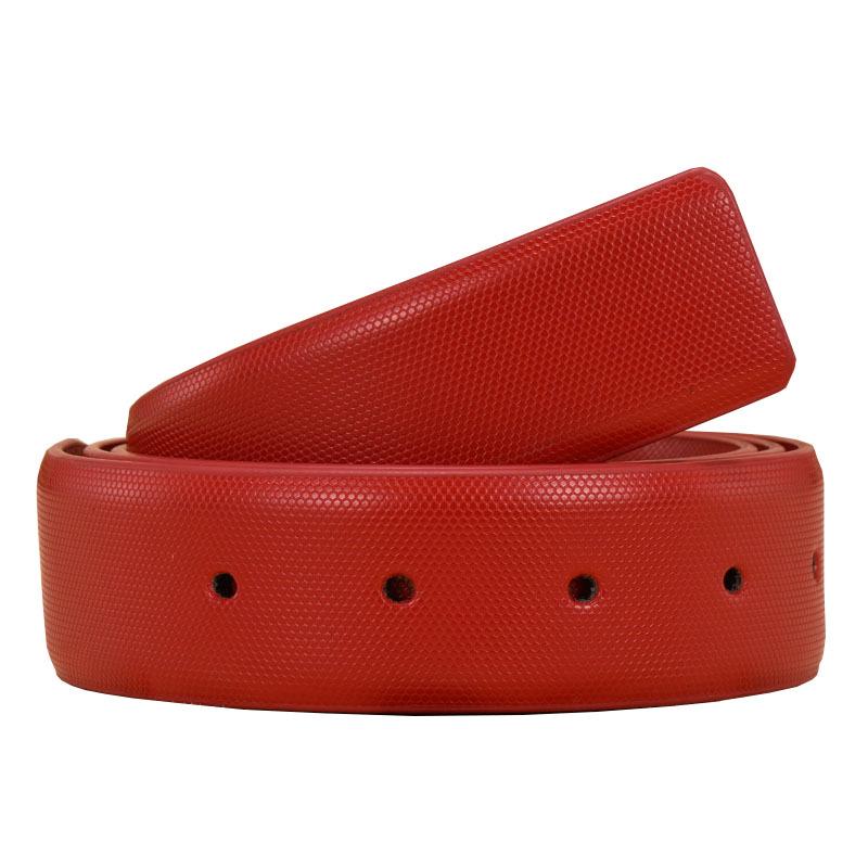 Smooth Leather Buckle Belt with Caviar and Pearl Grain, 3.3 Cm Wide