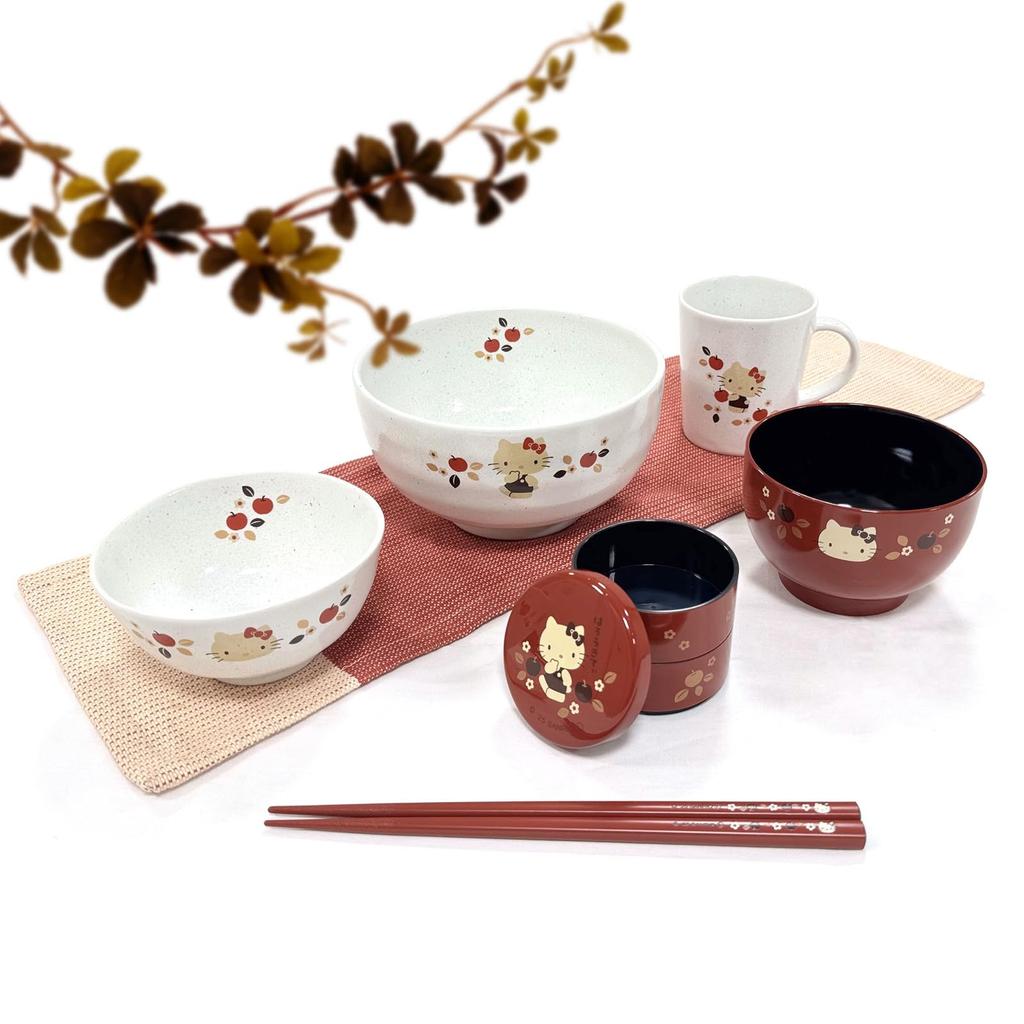 Sanrio Rice Microwave and Dishwasher Hello Flower Apple Made in Product 364137 "Hello Kitty" Bowl, Approx. 16cm, Safe, Tableware, Goods, Kitty,