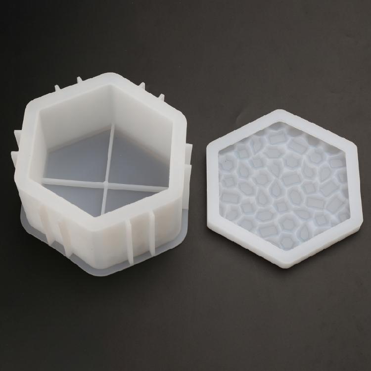 Box Resin Mold Storage Box Resin Molds Silicone Jewelry Box Resin Mold with Lid