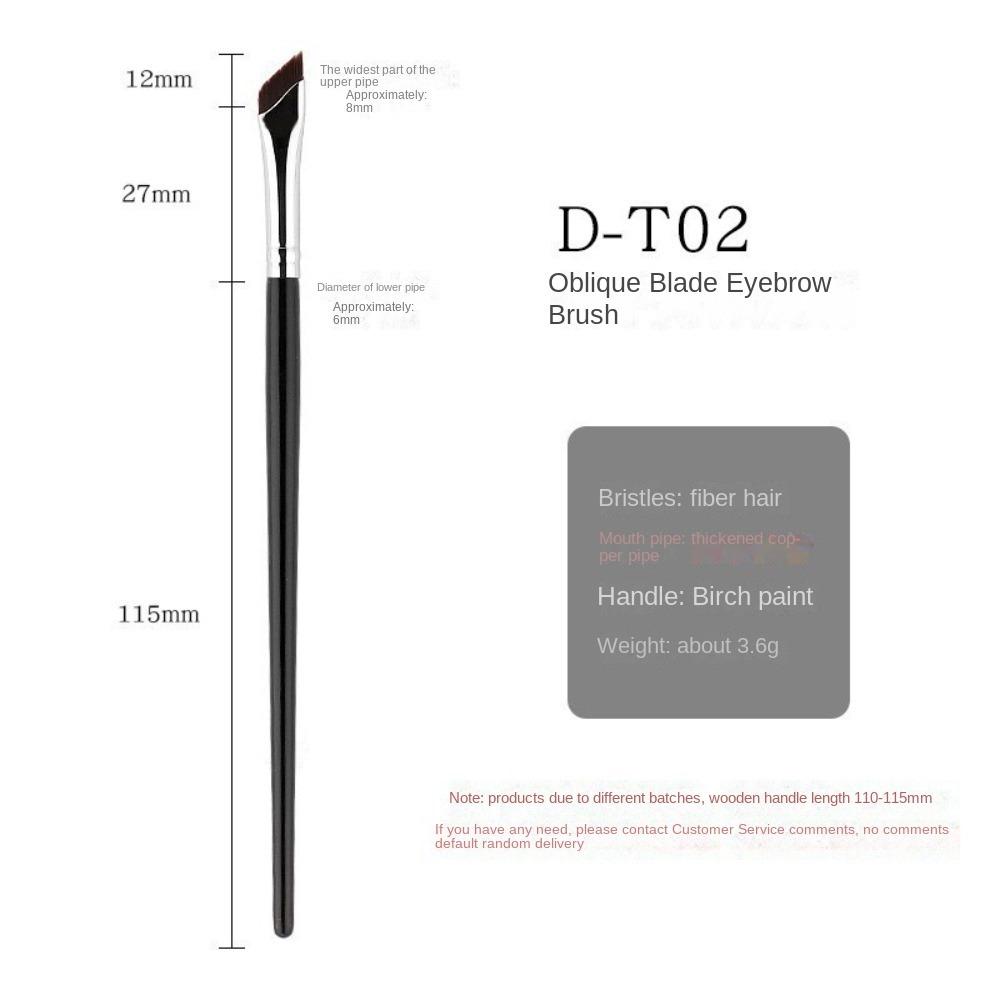 1/6Pcs Ultra Thin Blade Eyeliner Brush Fine Angle Precise Detail Brush Makeup Tool