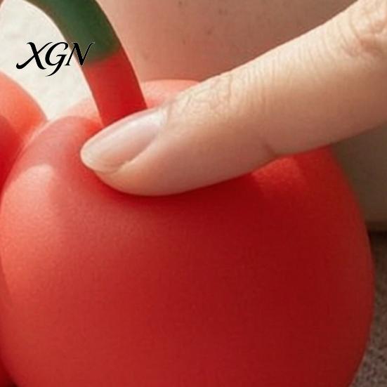 Cherry Fidget Toy Realistic Stress Relief Toy, Giant Squeeze Food Soft Stretchy Simulation Fruit Sensory for Anxiety