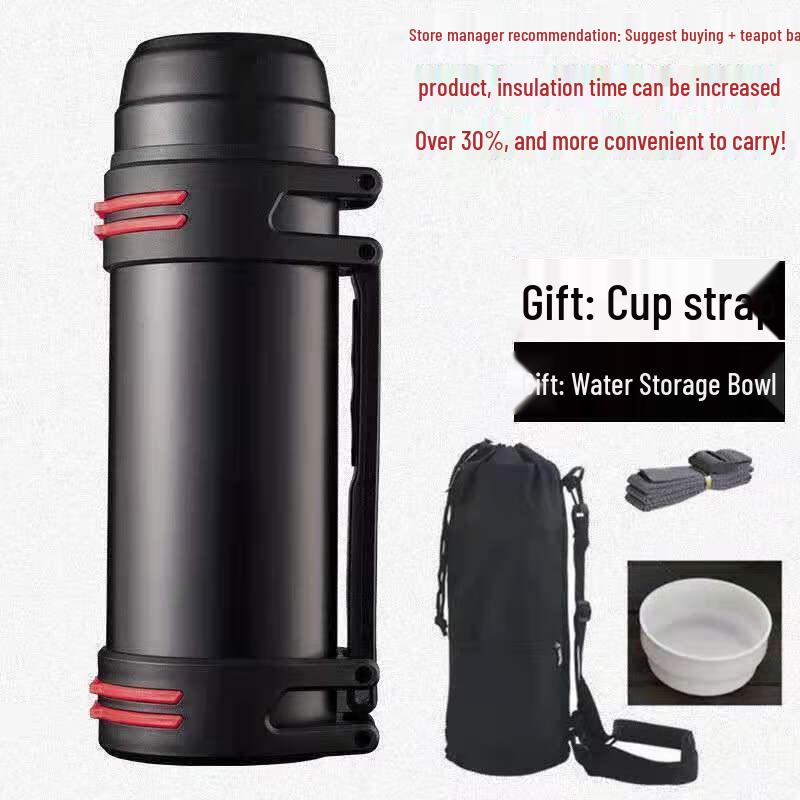 Ting Le PK228 304 Stainless Steel Large Capacity Insulated Travel Flask