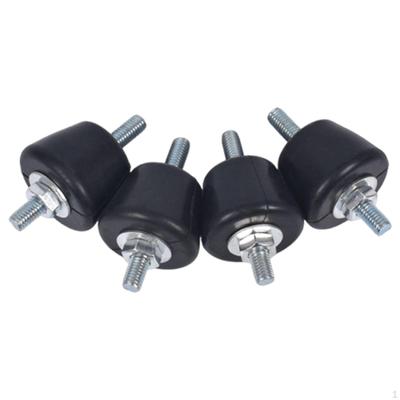 4x Shock Absorbing Pad Air Conditioner Vibration Dampener Pads Metal Rubber Minisplit Base