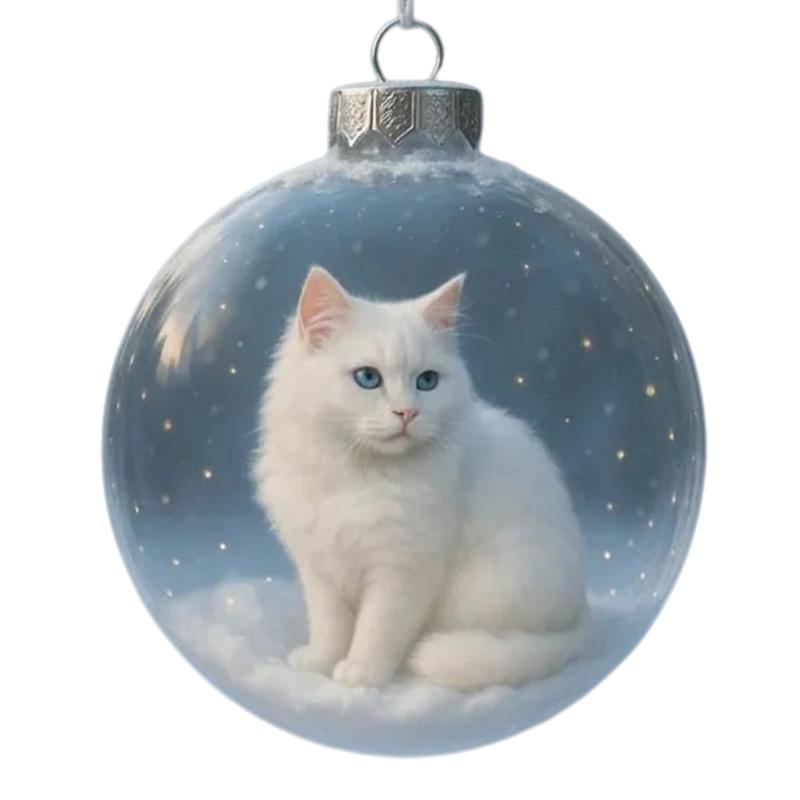 Christmas Balls Elegant Christmas Tree Hanging Animal Ornament for Holiday Celebration and Seasonal Home Accent