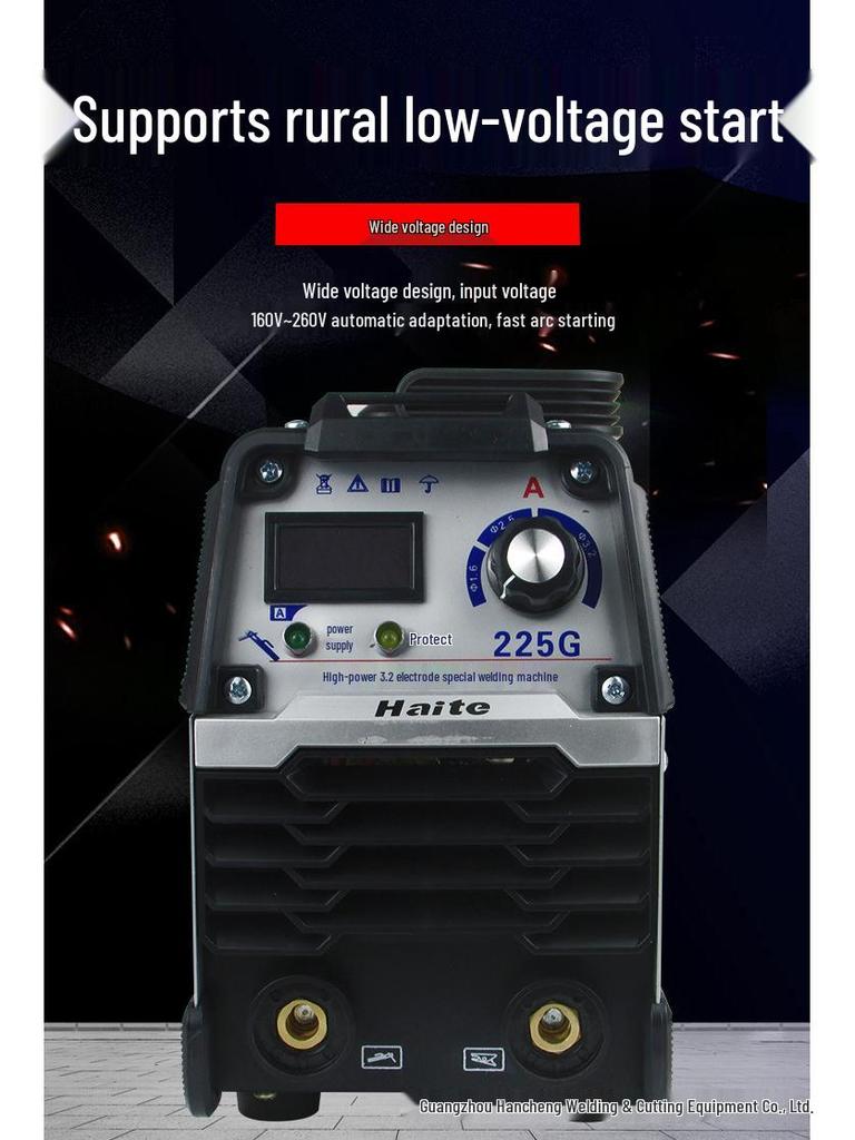 Hait ZX7-225G Invertor Portabil DC de Sudură, Miez Complet din Cupru, Monofazat, 220V.