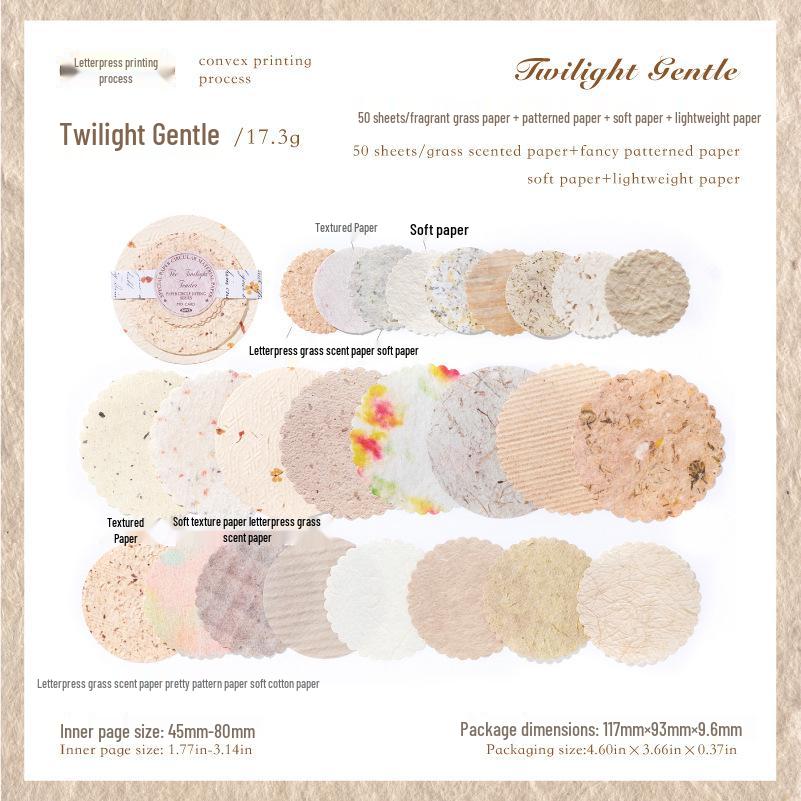 Серия «Мо Мо» - Специальная серия коллажей из круглой бумаги, выполненных методом высокой печати - 6 видов