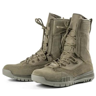 Mode Bottes de Combat d'Extérieur pour Homme Chaussures d'Entraînement d'Alpinisme Bottes Tactiques Légères et Imperméables Chaussures de Randonnée en Mesh