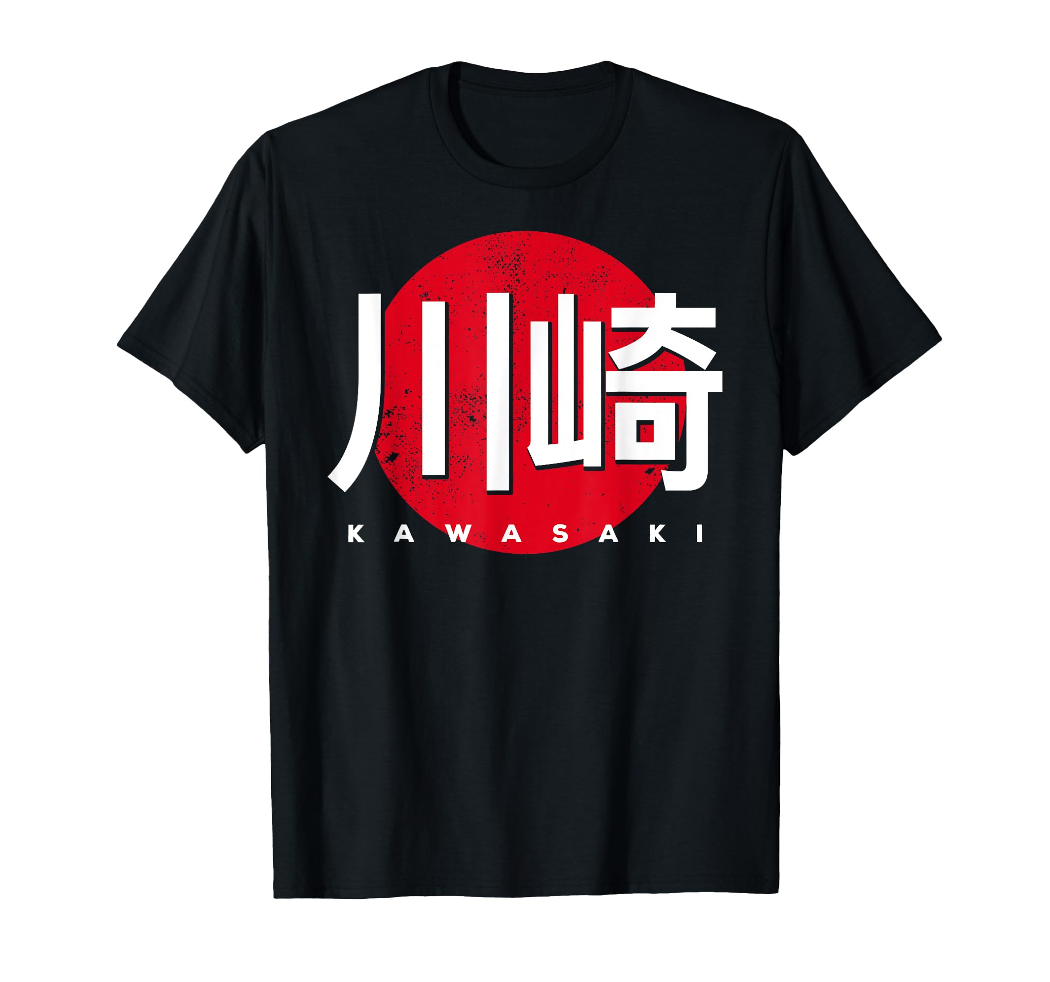 

Kawasaki City Retro Japanese Aesthetic Kawasaki T-shirt чёрный