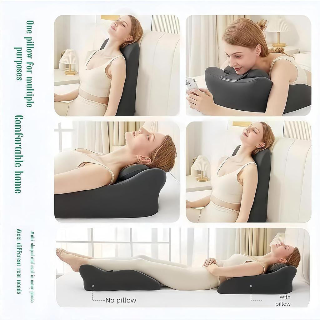 Couples Intimacy Pillow for Sitting Multifunctional Couple Back Pillow Low-Profile Butt Cushion with 3D Memory Foam Design