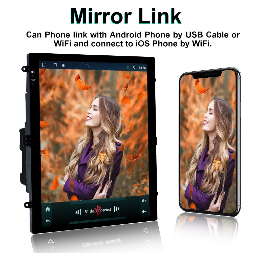 2din 9.7 Inch  Radio Car Android Multimedia Player For Kia Sorento BL 2002 - 2006 Tesla Style 2 Din Carplay Auto GPS Stereo