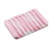 Kitchen Bathroom New Silicon Flexible Soap Dish Plate Holder Tray Soapbox