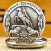 Classic Western Riding Cowboy Horse Quartz Pocket Watch Retro Men's Women's Necklace Pendant Gift