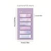 1pc/8pcs Gradient Color Index Sticky Notes with Adhesive Peel-off Index Tabs for Home Office Daily Use