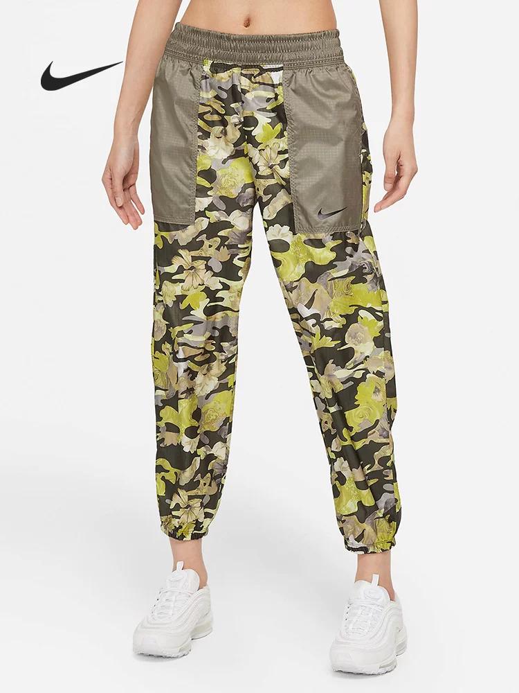 Nike /Nike Genuine Casual Women's Floral Sports Running Cuffed Pants Cz8187-325