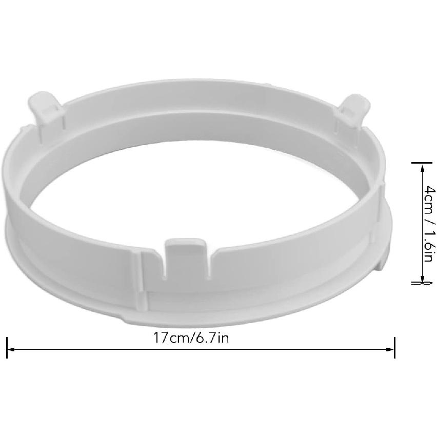 YOUTHINK Air Conditioner Exhaust Hose Connector, ABS AC Round Coupler Portable AC Adjustable Exhaust Duct Interface Accessories for 1.5P Mobile Air