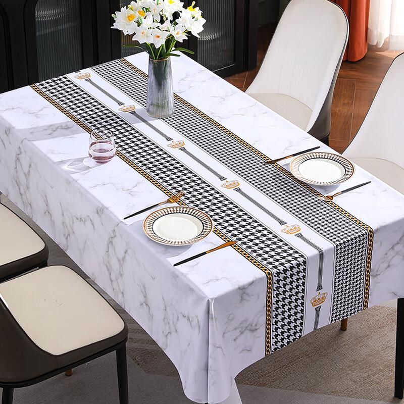 Waterproof Easy-Clean Plastic Tablecloth