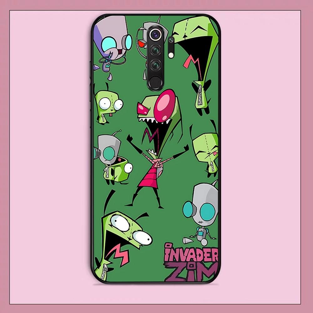 I-Invader Z-Zim Phone Case For Redmi Note 4 X 5 A 6 7 8 T 9 9S 10 11 11S 11Epro Poco M3 Pro