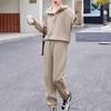 Women's Plus Size Loose Tracksuit - 2025 Autumn/Winter Fashion Sweatshirt Two-Piece Set