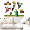 Naklejka Ścienna 3D Super Bros Naklejka Ścienna Zdejmowana Winyl Naklejki dla Dzieci Dekor do Pokoju Dziecięcego Sztuka Dekor do Żłobka Dom Dzieci Pokój Dziecięcy Dekor-TF