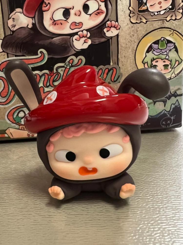 Heyone New Mini Lost Time Town Series Mini Cute Beans Trendy Action Figures Collectible Model Surprise Toy For Kids Adults Children's Birthday Gift