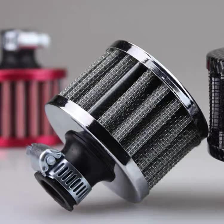 Universal Intake Air Filter, 12mm Automatic Air Intake Filter Car Cold Air Intake Filter