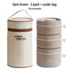 304 Stainless Steel Multi-layer Insulated Bento Box for Home or Office - Portable Single-Person Lunch Container
