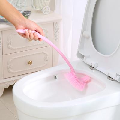 Home Satety Double Side Brush Bathroom Lavatory Toilet Scrub Cleaning Tool