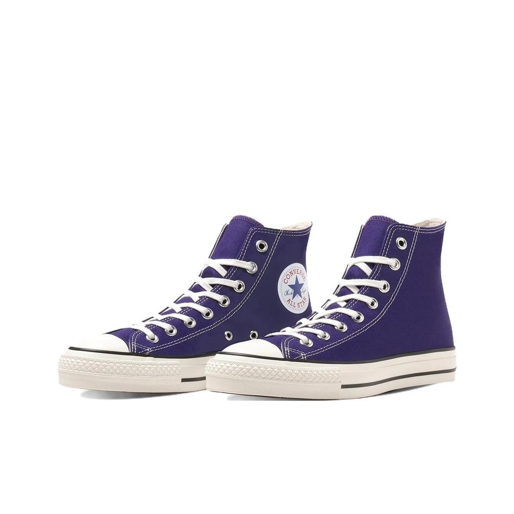 Converse All Star J Hi Comfortable Versatile Durable High-Top Canvas Shoes Unisex Sneakers Purple 31312190