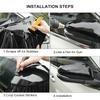 0.9mx1.52m/3m/16.5m Glossy Bright Black Car Films Vinyl Decal Wrap Sticker Self Adhesive Auto Body Decor Film Air Bubble Free