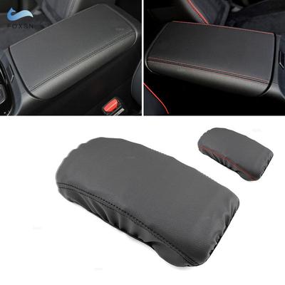 Soft Leather Console Armrest Cover For Hyundai Tucson Nx4 2022 Car Center Control Armrest Box Skin Cover Trim