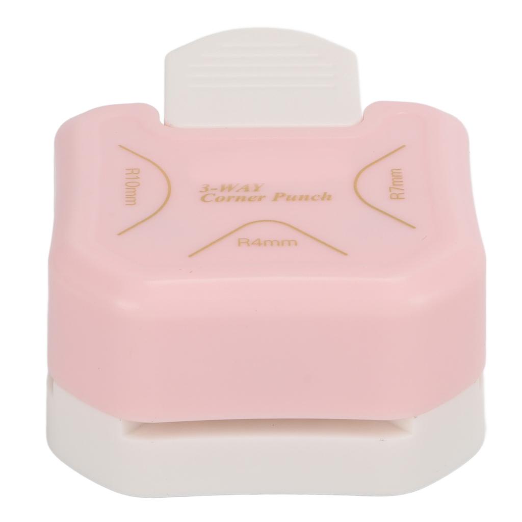 KWTRIO Corner Rounder Punch 3 in 1 Labor Saving Convenient Smoothness Portable Round Paper Cutter