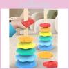 Tower Rotating Rainbow Children Early Education Educational Plastic Toys Gifts