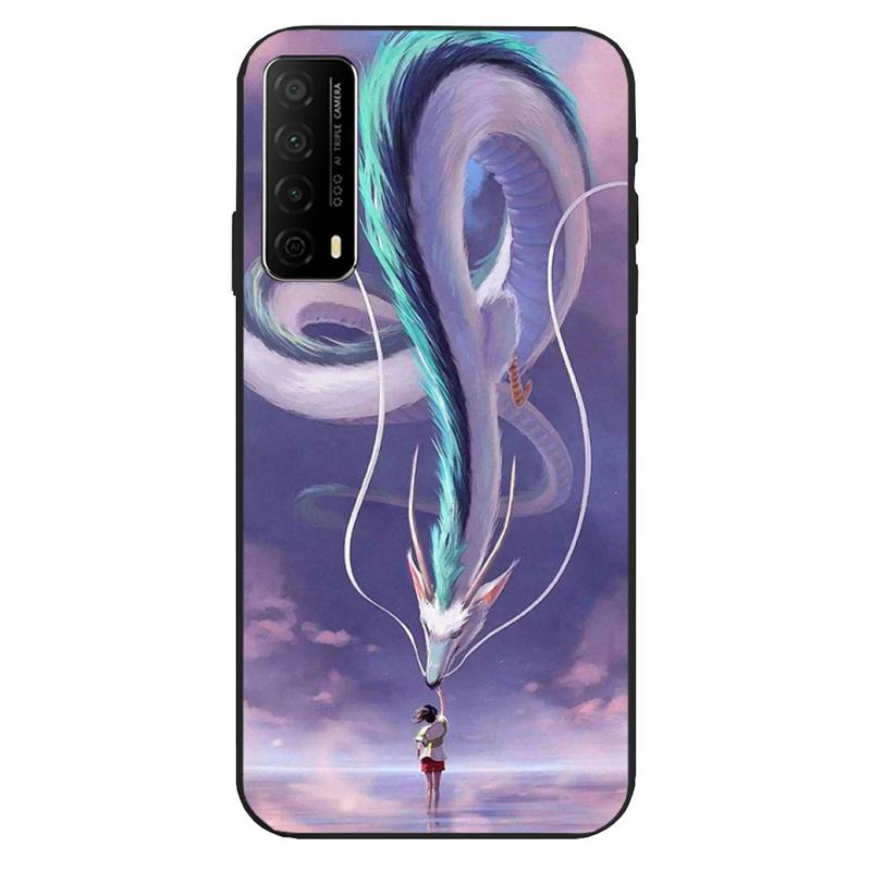 

Чехол для телефона с рисунком Studio Ghibli «Унесенные призраками» Fundas для Huawei P30 P20 Pro P40 Mate 20 Lite P Smart Z Y5 Y6 Y7 2019 HuaweiP SmartZ