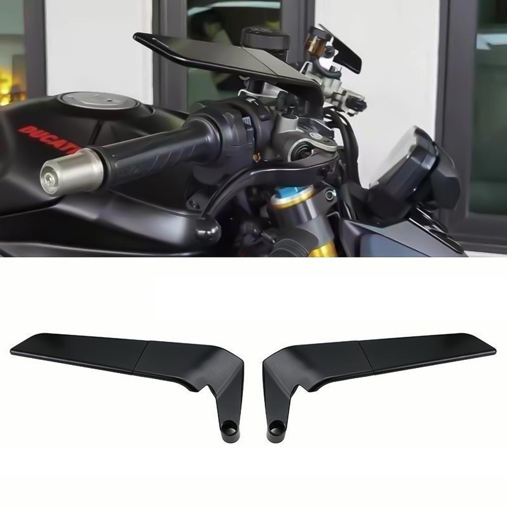 Racing Motorcycle Mirrors Rotating Side Mirrors Aluminum Rearview Mirror Designed for Super Sports Bikes