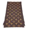 Louis Vuitton  MP2964 Virgil Abloh charpesLV friends fringe Scarf wool Brown
