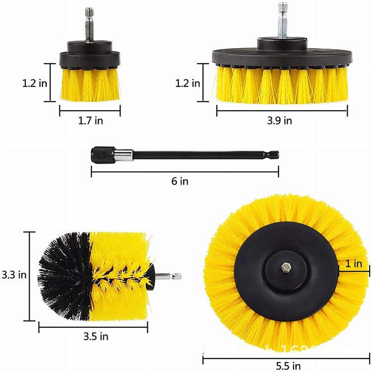 [Line] Electric Drill Brush for Cleaning & Polishing Floors - Single Cross-Border Hot-Selling Product