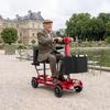 TODIMART X17 Foldable Mobility Scooter for Adults, 30km Range, 130 kg Load Capacity, Anti-Tip Design, Replaceable Battery, Portable Mobility Scooter