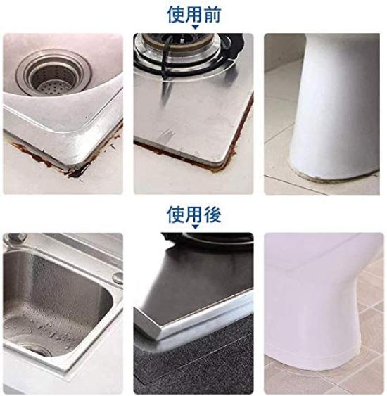 LUNKESI Masking Kitchen Stovetop Kitchen Gap Prevents Mold and Strong Leaves No for Bathtub X Tape, Mildew-Resistant, Transparent, Mildew-Resistant,