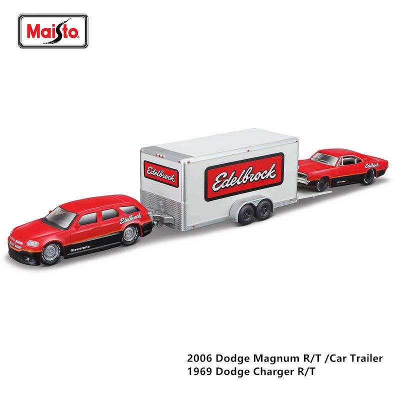 Maisto 1:64 1979 Chevrolet® K5/Car Traller/1971 chevrolet vega Blazer die-cast precision model car Model collection gift
