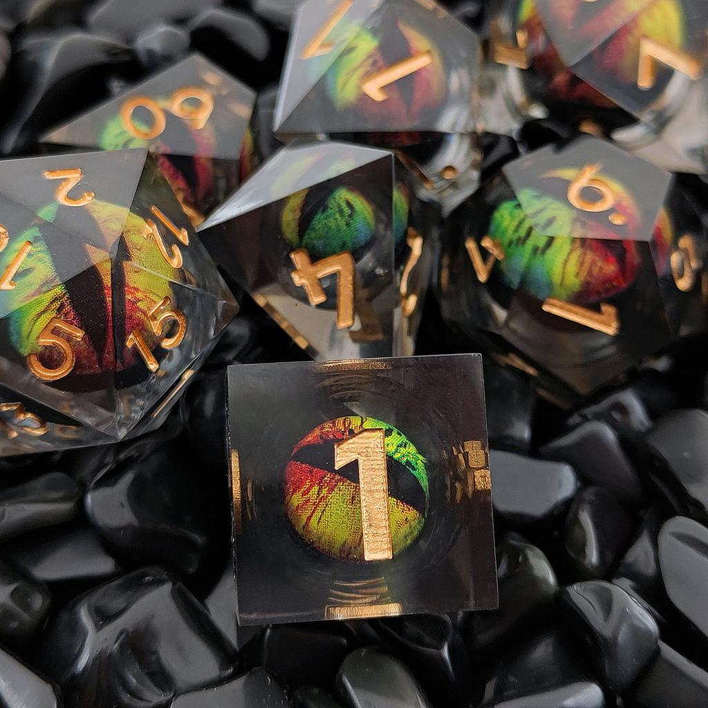 Hračka Dnd Liquid Flow Eye Dice pro hru Dungeon a Dragon Pathfinder