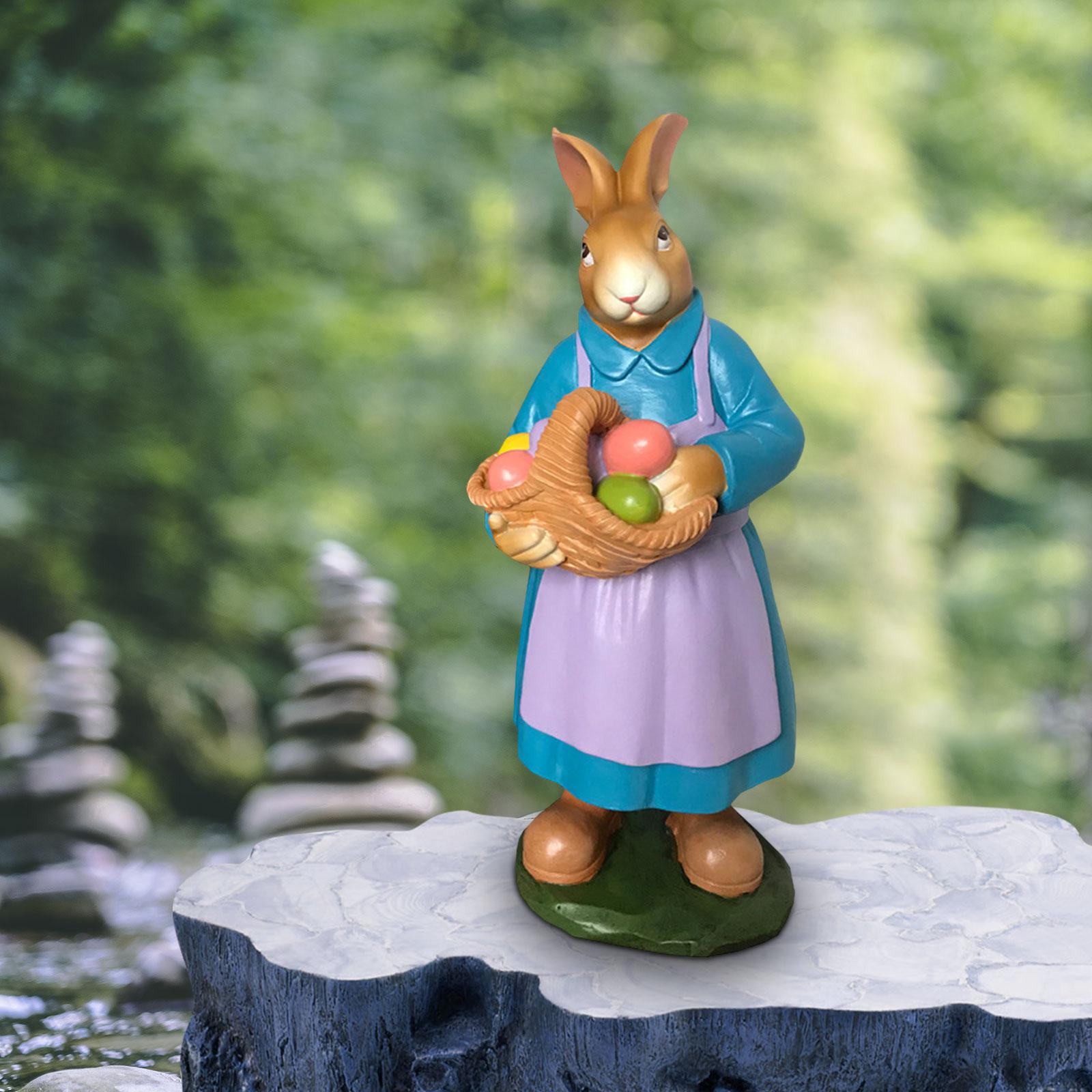 

Уличный двор Садовая фигурка Декоративная Милая Коллекционная Кролик Двор Украшение для Настольной Книжной Полки Гостиной Дома Праздника