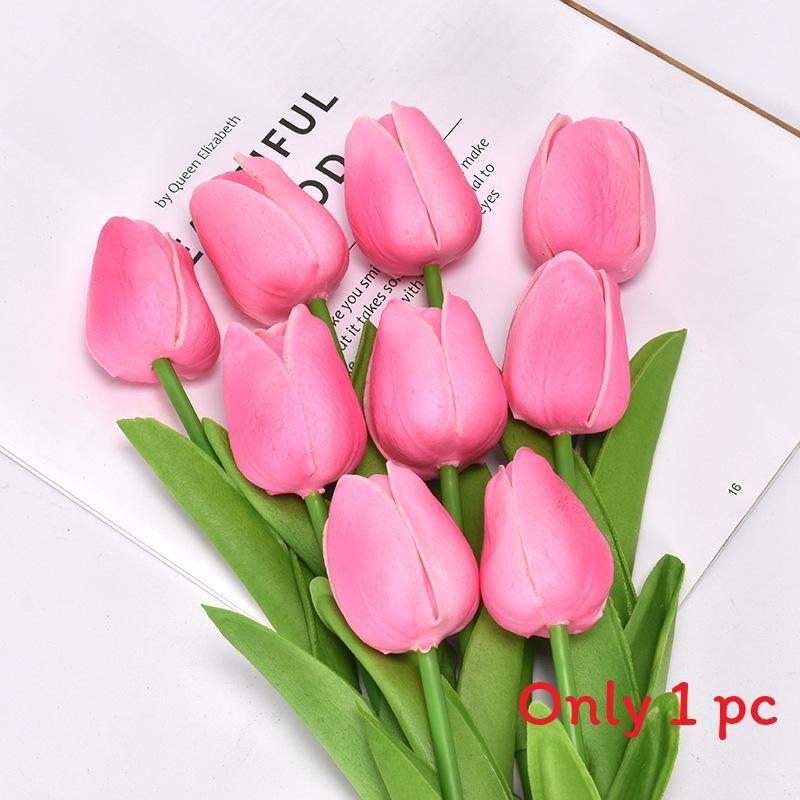Realistic Artificial Plant Tulipa Gesneriana For Display And Event Decoration