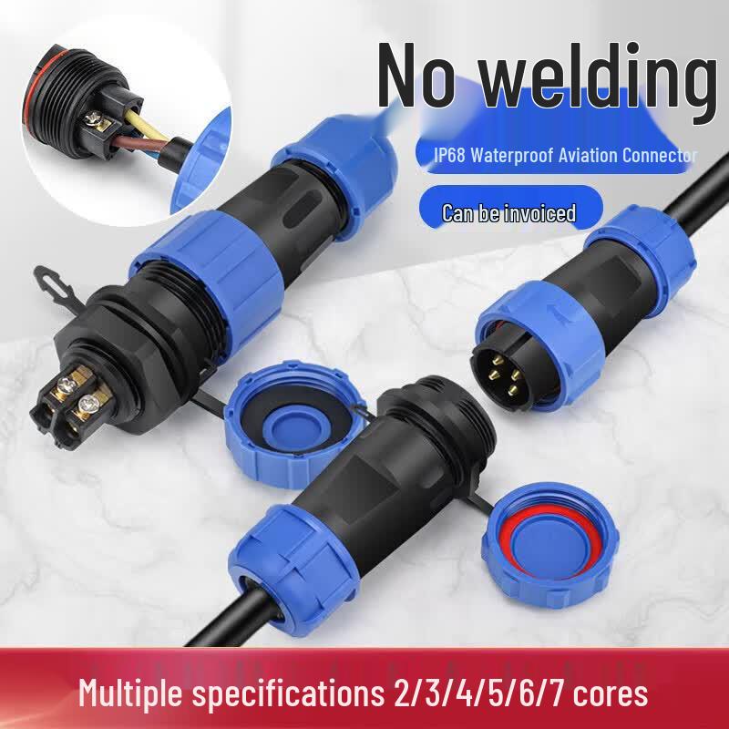 HuiJun Solderless Waterproof Aviation Connector